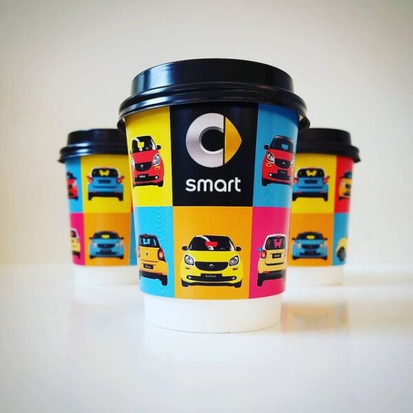 eco friendly smart car double walled cup