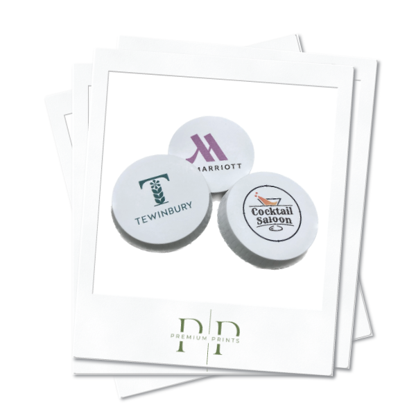 Polaroids of glass covers