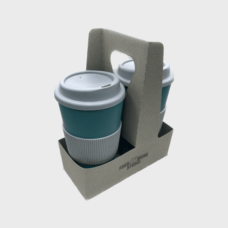 2 cup holder with cups inserted