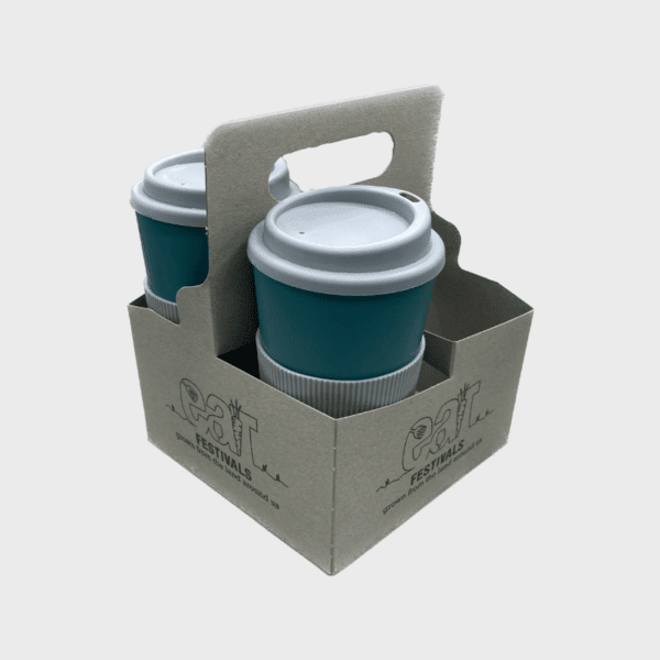 4 cup holder with cups inserted