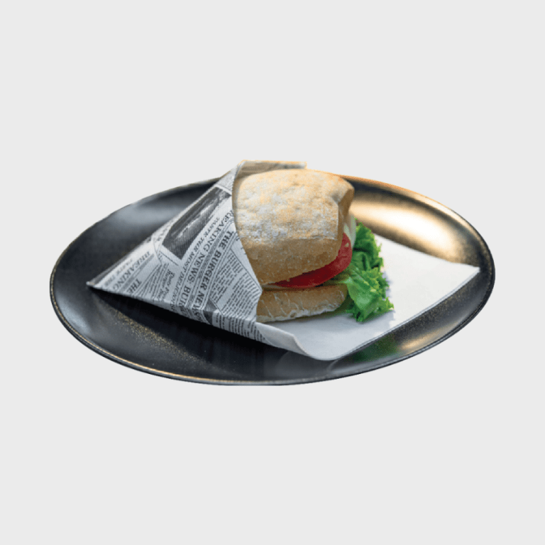 Pocket napkin with burger