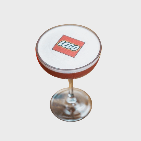 Lego Cocktail topper